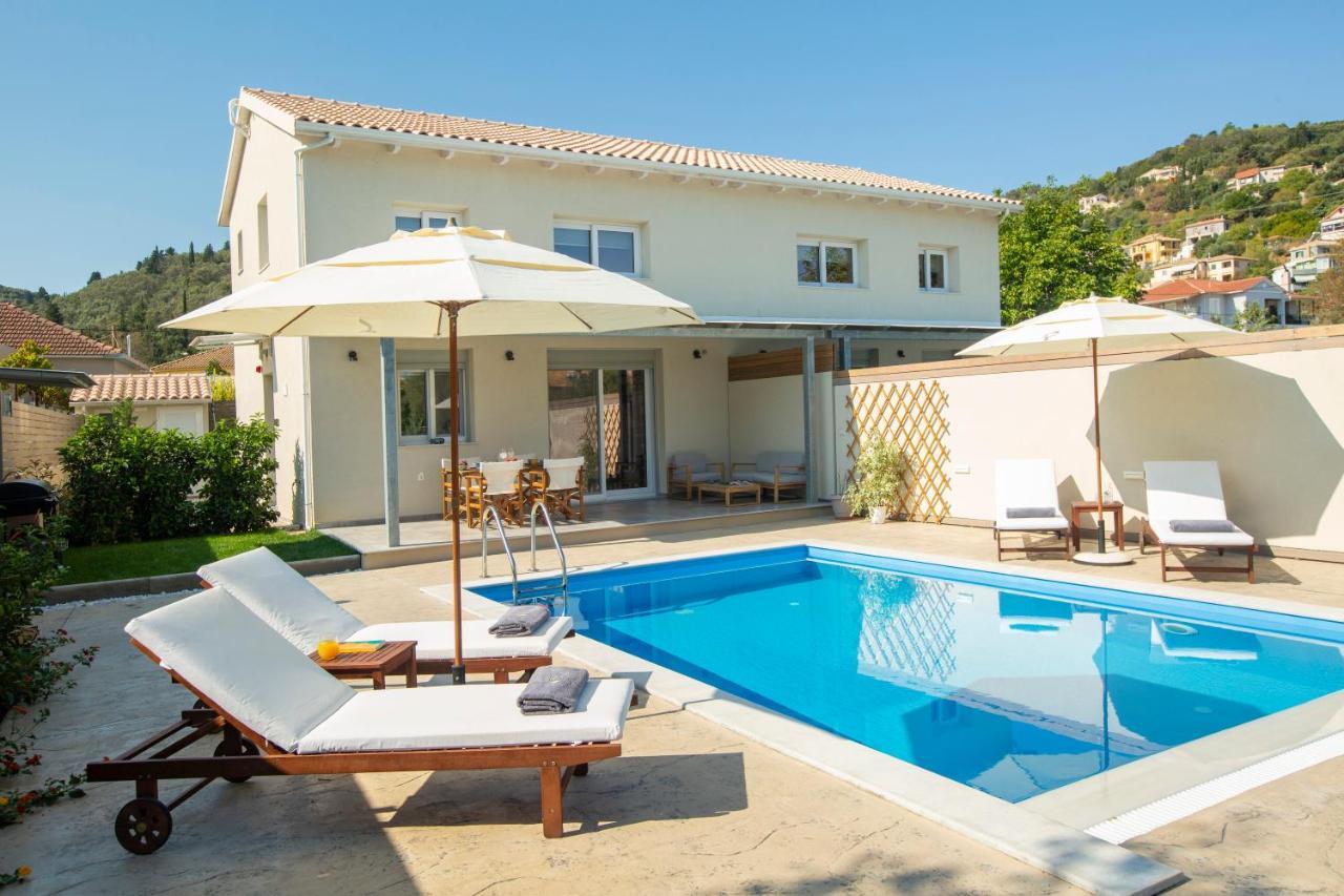 Grappolo Lefkada Villas - Villa Vertzami Just 2 Km From Lefkada Town Απόλπαινα Εξωτερικό φωτογραφία