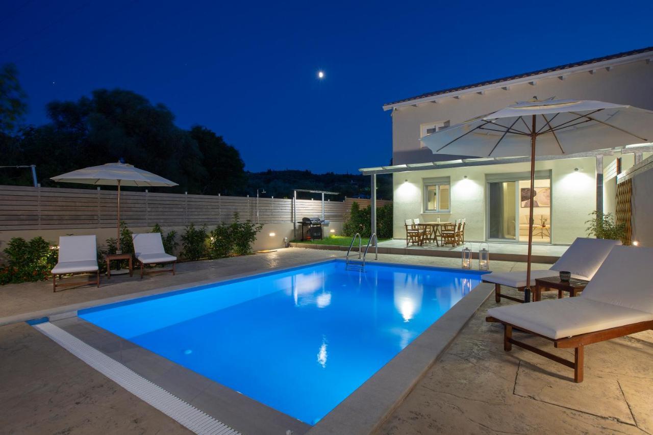 Grappolo Lefkada Villas - Villa Vertzami Just 2 Km From Lefkada Town Απόλπαινα Εξωτερικό φωτογραφία